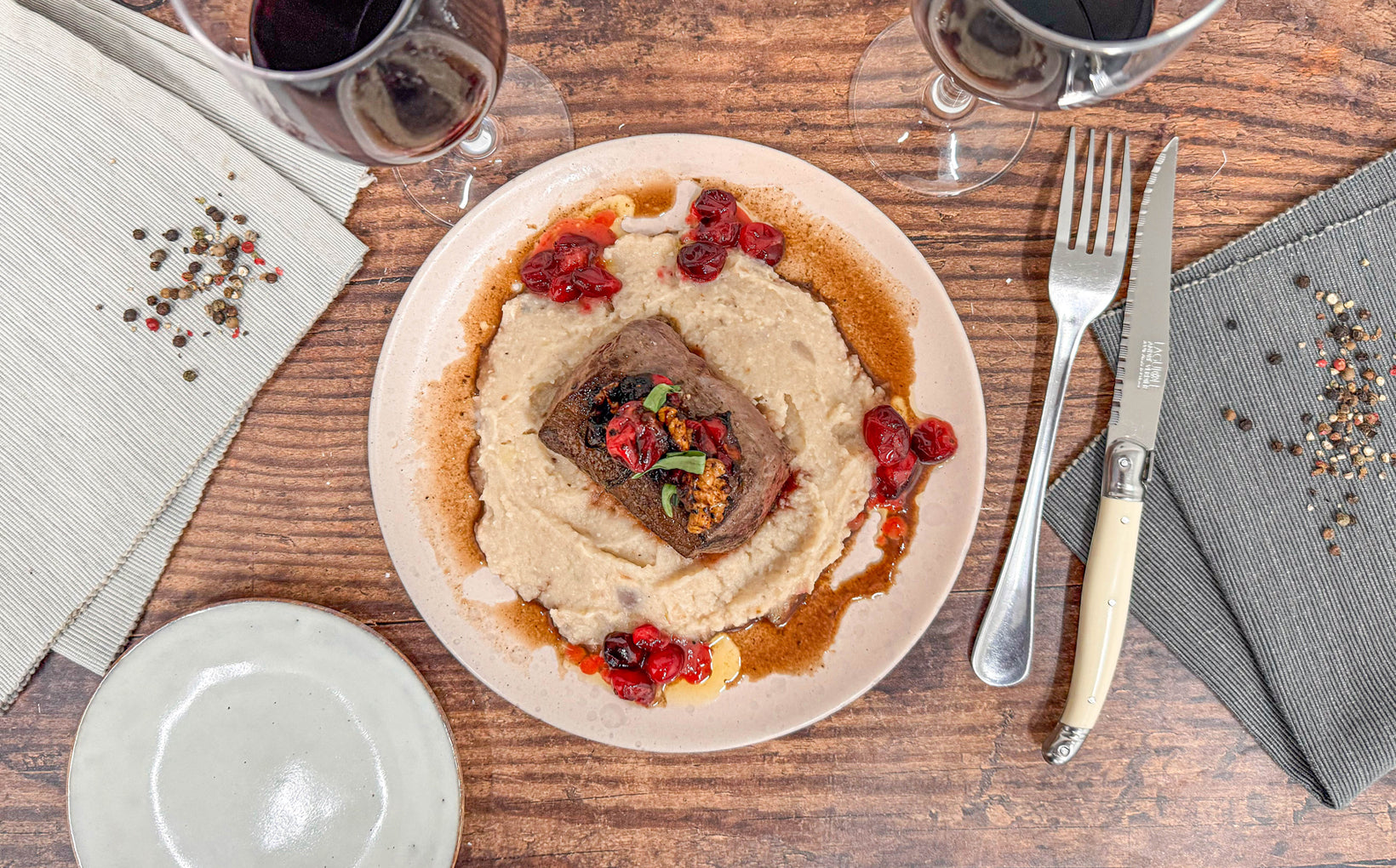 Venison on Celeriac & Kohlrabi Mash