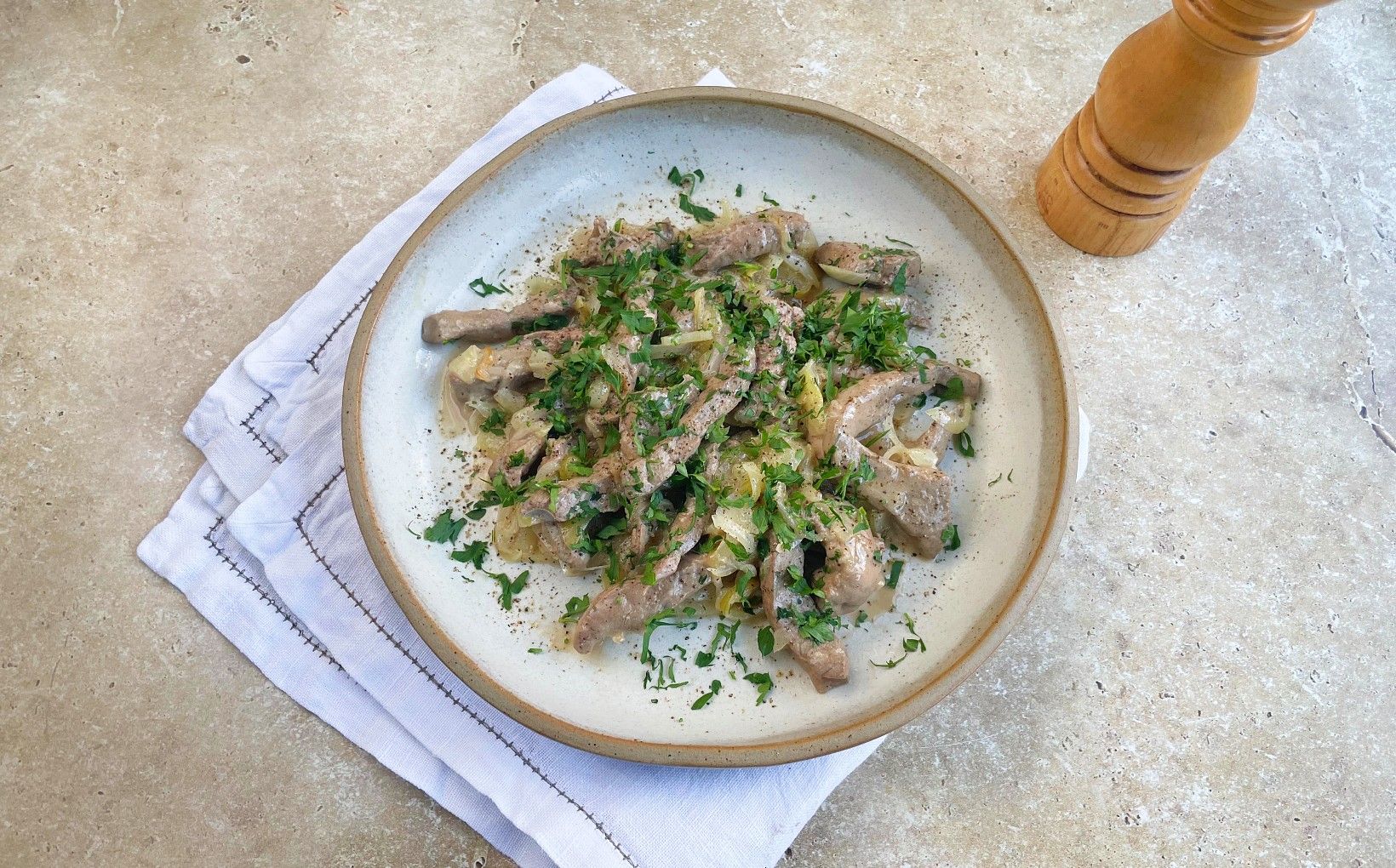 Calf’s Liver Veneziana