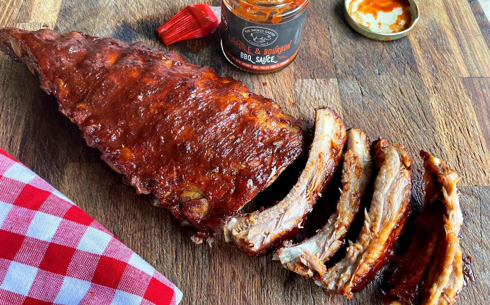 Chipotle and Bourbon Glazed BBQ Ribs