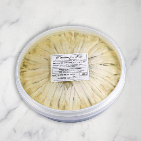 Anchovies in Oil, Chilled, 1kg Reach Food Service Ltd SEAF-ANTI-0000379-147