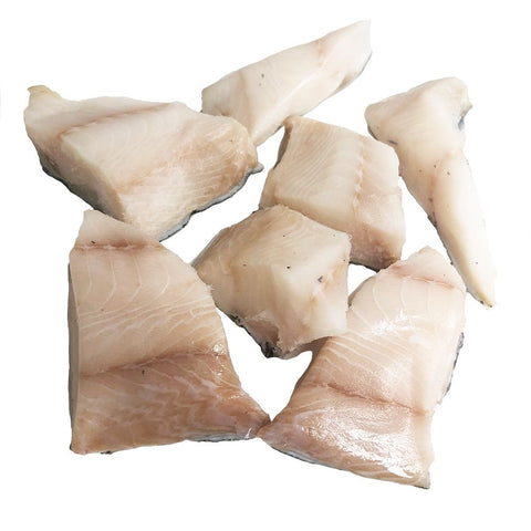 Black Cod Offcut Pieces, from Frozen, +/-200g Fine Food Specialist LIMITED SEAF-FRFS-03-blackcodpieces