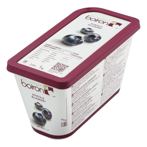 Wild Blueberry Puree, Boiron, Frozen, 1kg European Salad Company Limited ZC-BJ7J-NA41
