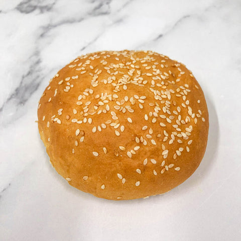Vegan Sesame Brioche Burger Buns (10cm), from Frozen, x 10 Park Bakery Miniatures BRI-SES-0711-148