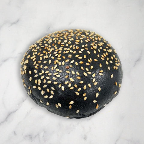 Charcoal Burger Buns (10cm), from Frozen, x 10 MILLERS Millers Bespoke Bakery Ltd BAKE-SPBU-00220404-148