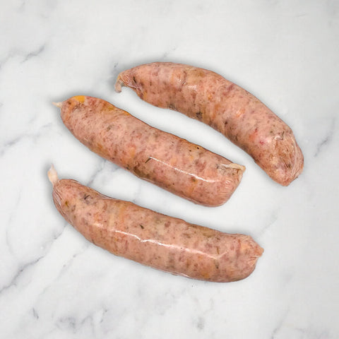 Chicken & Apricot Sausage, Fresh, 450g (6 Units) HG Walter CHIC-APR-1706-147