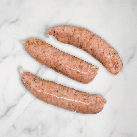 Chicken & Apricot Sausage, Fresh, 450g (6 Units) HG Walter CHIC-APR-1706-147