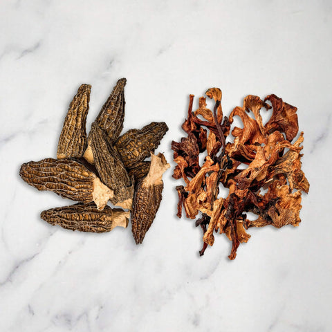 Dried Morel & Girolle Mix Fine Food Specialist LIMITED MUSH-DRMU-0000972-149