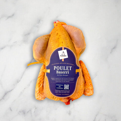 Free Range Basque Corn-Fed Chicken, Fresh, +/-1.5kg
