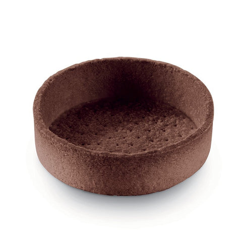 Chocolate Tart Shells, Round, Large (70mm) x 12 Classic Fine Foods UK Ltd G1-QPFB-7QYJ