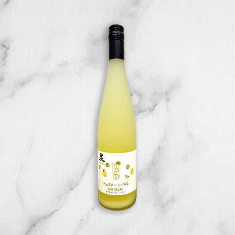 Izumi Yuzu Lime Sake Collins, Sake Cocktail