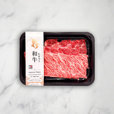 Japanese Wagyu Beef Hotpot Slices, Frozen, +/-100g Celeplate JWAG-HOT-1703-148