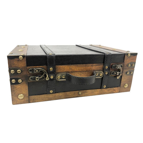 Antiqued Wooden Suitcase, Sml (Build-a-Hamper) WBC HAMP-GIID-0001542-149