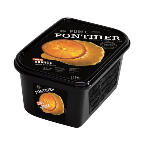 Sicilian Orange Puree, Ponthier, Frozen, 1kg Classic Fine Foods UK Ltd FRPR-FRFP-01-sicorang