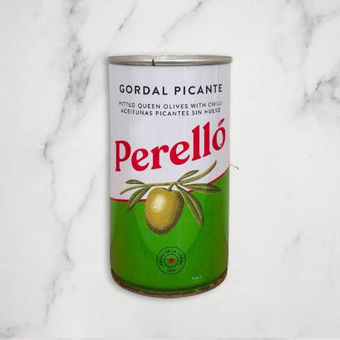 Perello Gordal Pitted Green Olives 350g (150g Net) F2-M15F-6QVI