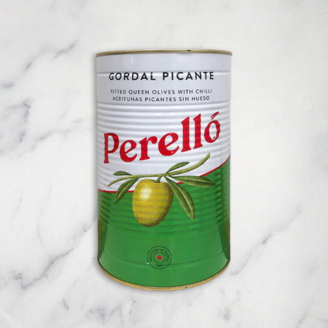 Perello Gordal Pitted Green Olives Picante, 2kg Brindisa Limited ANTI-LARD-0002509-149
