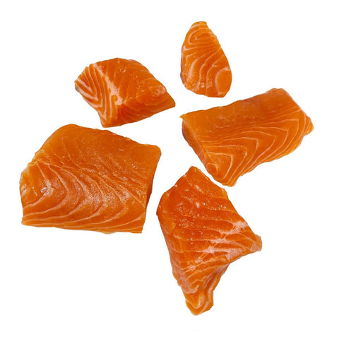 Salmon Loin & Belly Off-Cut Pieces, Frozen, +/-500g Fine Food Specialist LIMITED SEAF-FRFI-02-salmonoffcut
