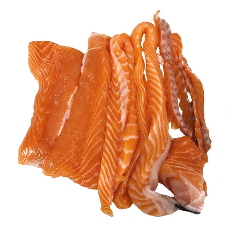 Salmon Loin & Belly Off-Cut Pieces, Frozen, +/-500g