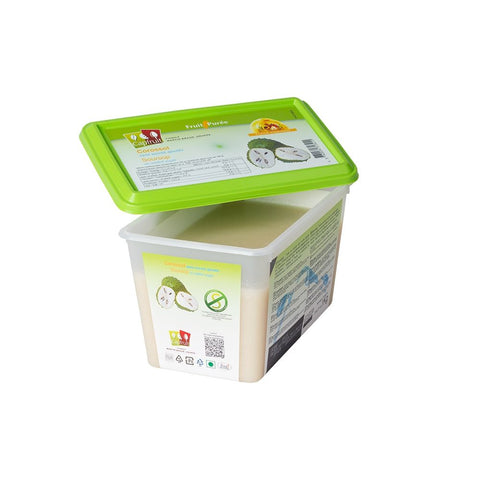 Soursop Puree, Ponthier, Frozen, 1kg