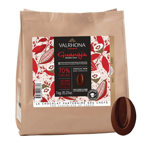 Valrhona Guanaja Melting Chocolate (70%), 1kg Classic Fine Foods UK Ltd CHOC-COCH-0001493-149
