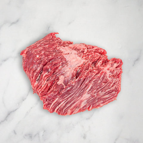 Wagyu 'Bavette' Flank Steak, BMS 6-7, Frozen, +/-500g Kingsbury Wagyu Ltd SPBE-WABE-0000557-147