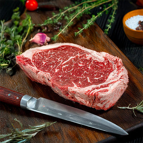 Wagyu Sirloin, Thick Cut, BMS 6-7