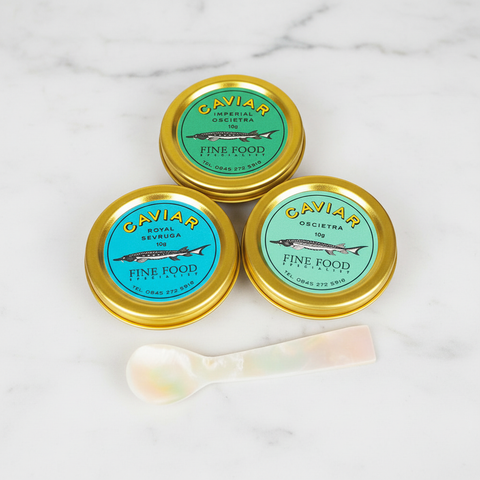 Fine Food Specialist Caviar Taster Set, 3 x 10g Gourmet House CAVI-OSCA-0000053-147