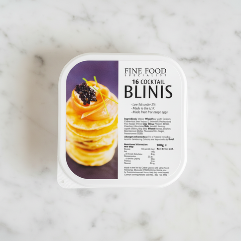 Cocktail Blinis, 5.5cm, from Frozen, x 16 CAIN-CAAC-0000221-149