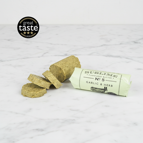 Garlic & Herb Butter, from Frozen, 2 x 90g Sublime Butter Ltd GRGR-DAIR-0002207-147