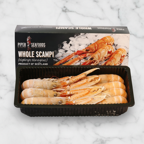 Langoustines, XXL, Whole, Raw, Frozen, 700g net (4-7) Reach Food Service Ltd SEAF-SPSH-0000433-148