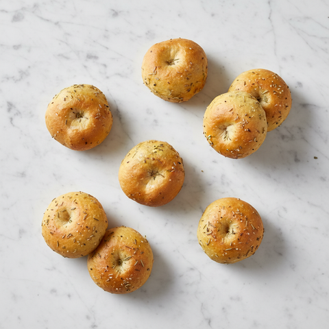 Mini Focaccia (+/-3.5cm), from Frozen, x 50