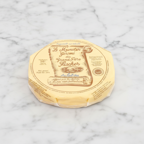 Munster Val De Weiss on white marble