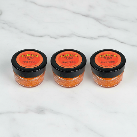 Orange Tobiko, Frozen, 3 x 100g Gourmet House CAIN-ALCA-0000231-149-1