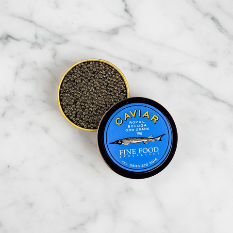 Royal Beluga 000 Grade, Huso Huso, Taster Pot, 10g Royal Beluga Caviar
