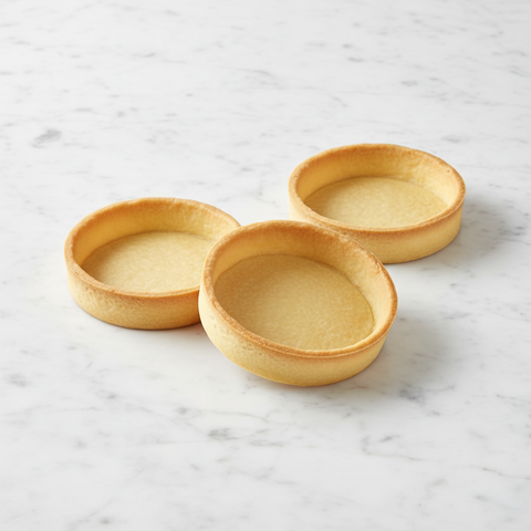 Savoury Tart Shells, Round, Large (80mm) x 11 Classic Fine Foods UK Ltd MC-M6PC-7S34