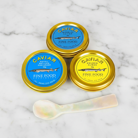 Sensational Caviar Trio Taster Set, 3 x 10g Gourmet House CAVI-GIID-0002583-147