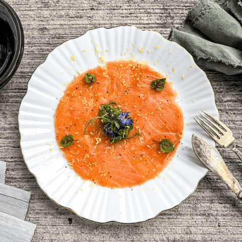 Smoked Salmon Carpaccio