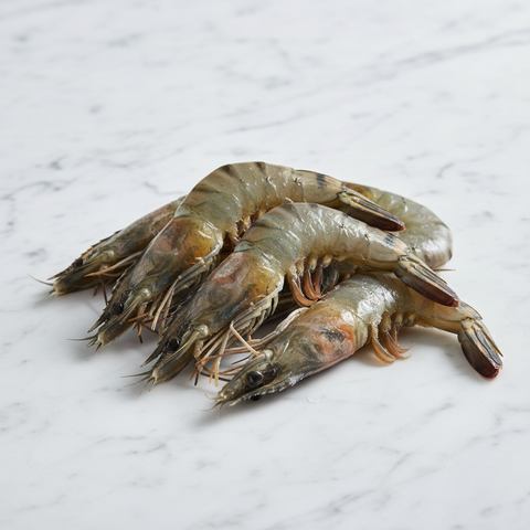 Whole Tiger Prawns, Frozen Raw, (Gross Weight: +/-1kg, Net Weight: +/-700g, 16-20) Reach Food Service Ltd SEAF-FRFS-0000185-148